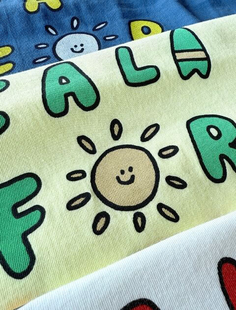 ラフタッチロゴ　ベーシックTシャツ   ブランドのドッグデプト/DOG DEPT