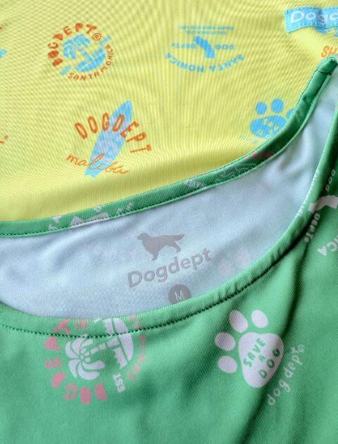 SANTAMONICAロゴラッシュチュニック   ブランドのドッグデプト/DOG DEPT