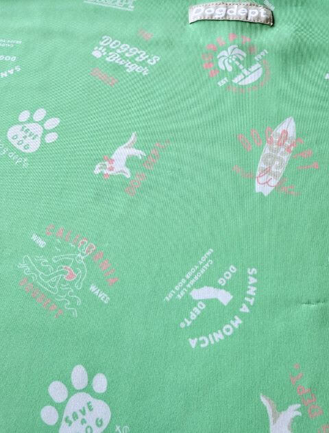 SANTAMONICAロゴラッシュチュニック   ブランドのドッグデプト/DOG DEPT