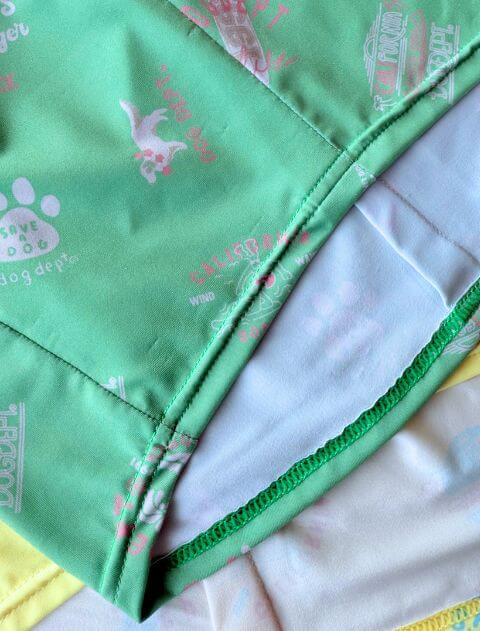 SANTAMONICAロゴラッシュチュニック   ブランドのドッグデプト/DOG DEPT