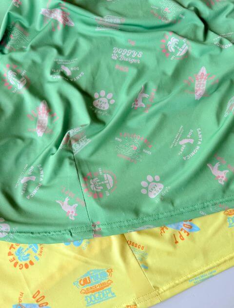 SANTAMONICAロゴラッシュチュニック   ブランドのドッグデプト/DOG DEPT