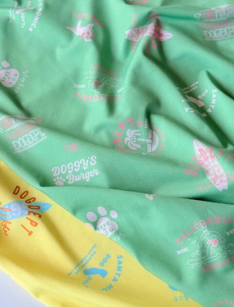 SANTAMONICAロゴラッシュチュニック   ブランドのドッグデプト/DOG DEPT