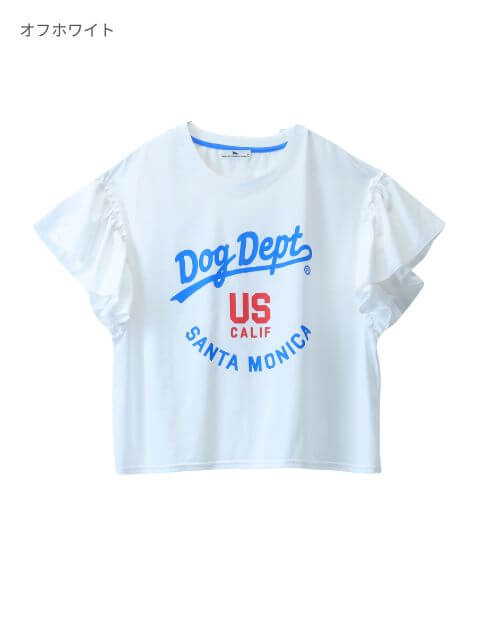フリル　Tシャツ   ブランドのドッグデプト/DOG DEPT