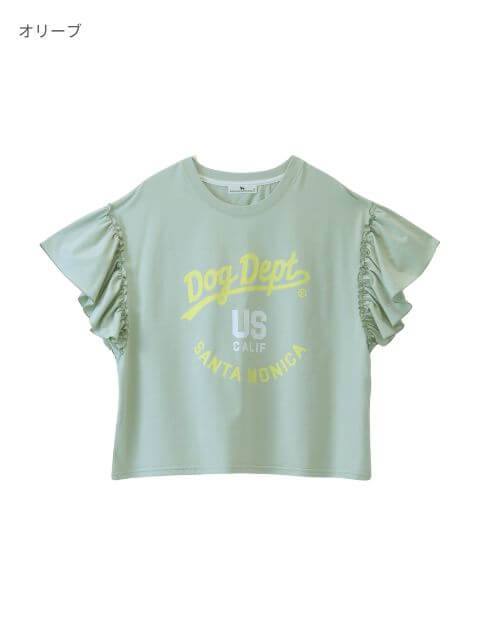 フリル　Tシャツ   ブランドのドッグデプト/DOG DEPT