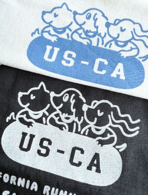 ランニングクラブリンガーTシャツ   ブランドのドッグデプト/DOG DEPT