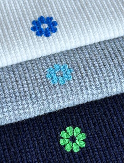 フラワーリブTシャツ   ブランドのドッグデプト/DOG DEPT