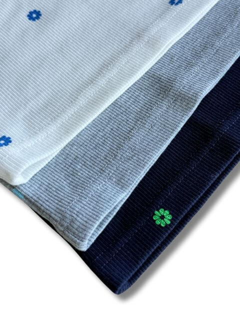 フラワーリブTシャツ   ブランドのドッグデプト/DOG DEPT