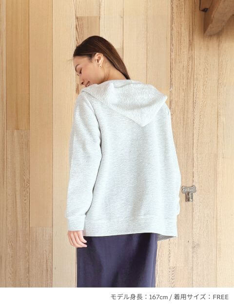 ポコポコフルジップパーカー   ブランドのドッグデプト/DOG DEPT