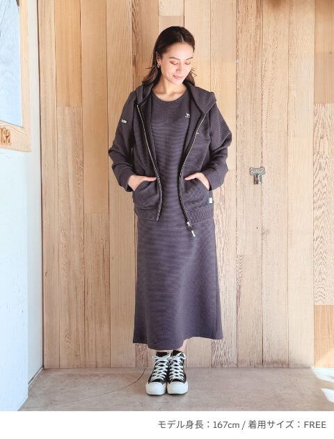 ポコポコフルジップパーカー   ブランドのドッグデプト/DOG DEPT