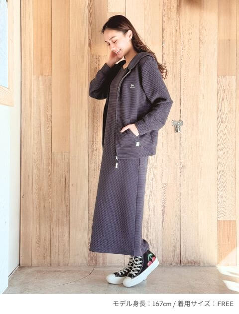 ポコポコフルジップパーカー   ブランドのドッグデプト/DOG DEPT