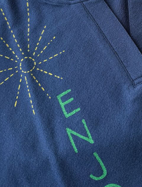 グラフィティ梨地キーネック   ブランドのドッグデプト/DOG DEPT