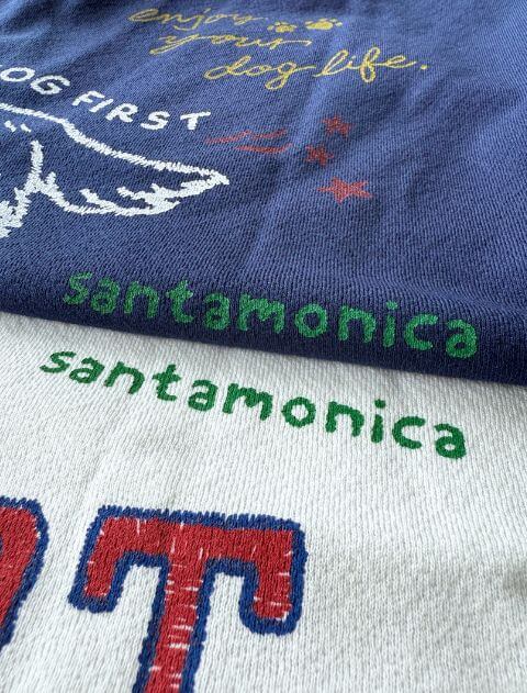 グラフィティ梨地キーネック   ブランドのドッグデプト/DOG DEPT