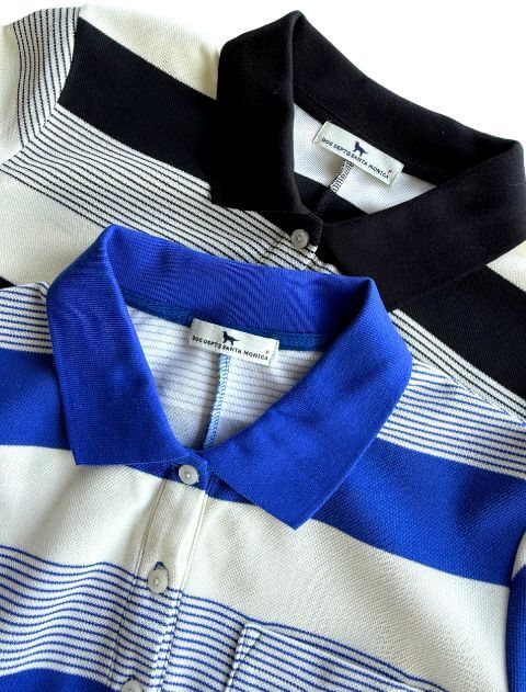 ボーダーポロシャツワンピース   ブランドのドッグデプト/DOG DEPT