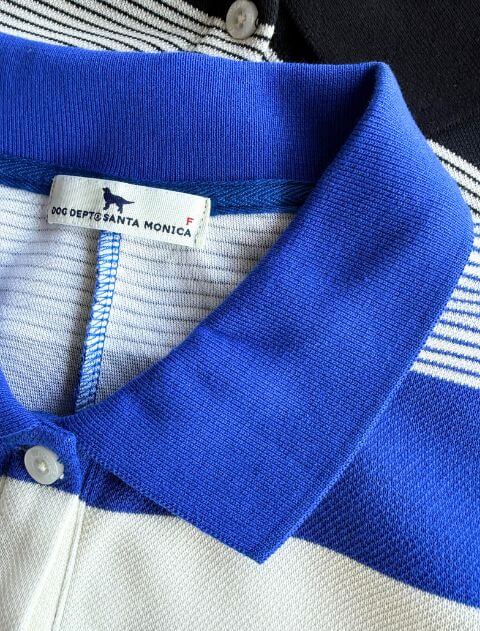 ボーダーポロシャツワンピース   ブランドのドッグデプト/DOG DEPT