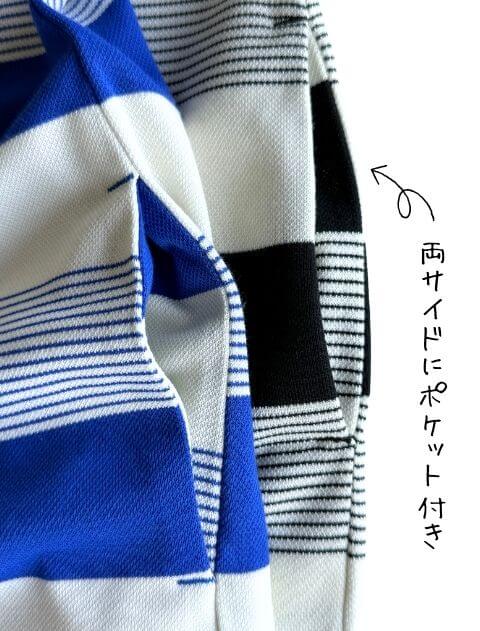 ボーダーポロシャツワンピース   ブランドのドッグデプト/DOG DEPT