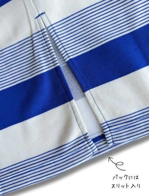 ボーダーポロシャツワンピース   ブランドのドッグデプト/DOG DEPT