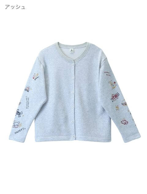 ボタンスウェットカーデ   ブランドのドッグデプト/DOG DEPT