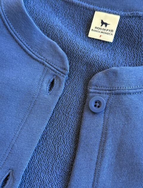 ボタンスウェットカーデ   ブランドのドッグデプト/DOG DEPT