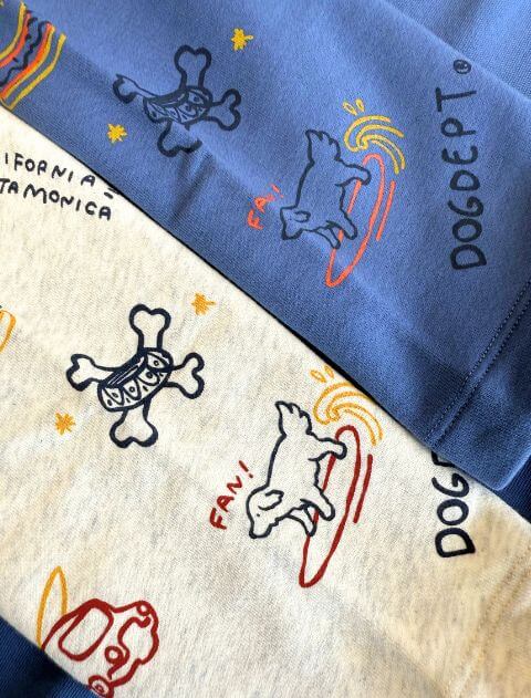 ボタンスウェットカーデ   ブランドのドッグデプト/DOG DEPT