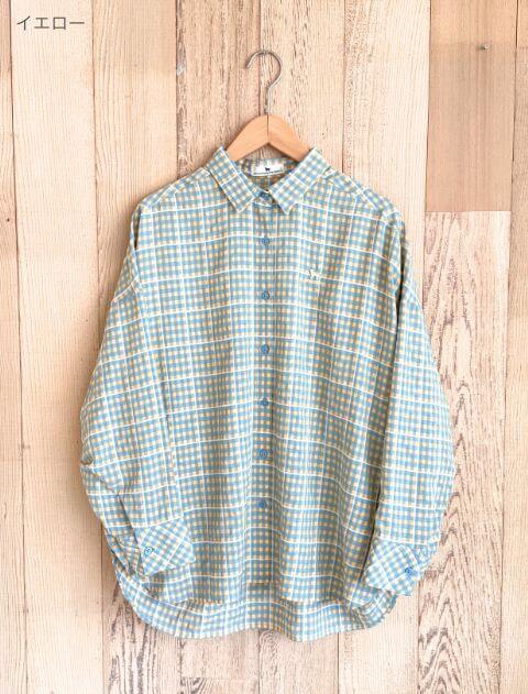 ギンガムサークルシャツ    ブランドのドッグデプト/DOG DEPT