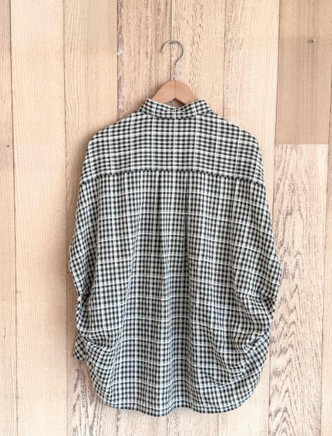 ギンガムサークルシャツ    ブランドのドッグデプト/DOG DEPT