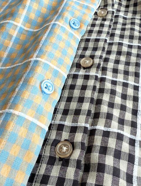 ギンガムサークルシャツ    ブランドのドッグデプト/DOG DEPT