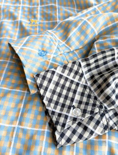 ギンガムサークルシャツ    ブランドのドッグデプト/DOG DEPT