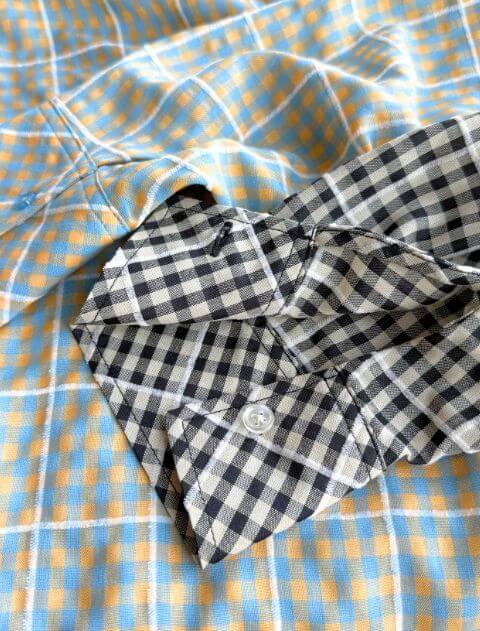 ギンガムサークルシャツ    ブランドのドッグデプト/DOG DEPT