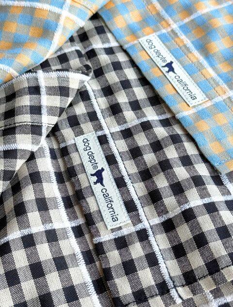 ギンガムサークルシャツ    ブランドのドッグデプト/DOG DEPT