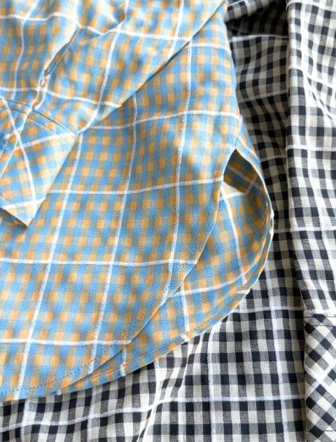 ギンガムサークルシャツ    ブランドのドッグデプト/DOG DEPT