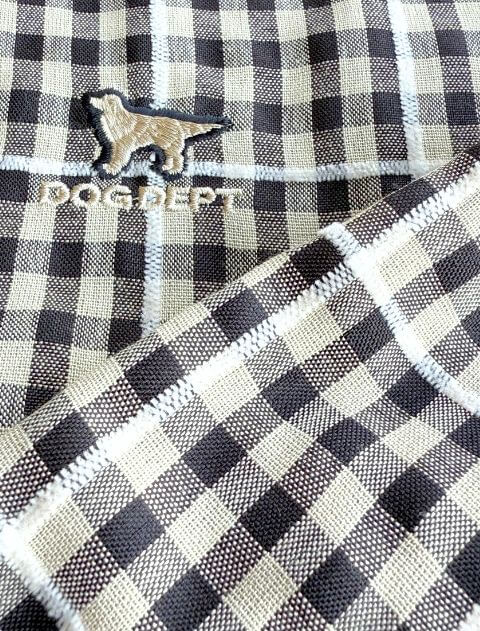 ギンガムサークルシャツ    ブランドのドッグデプト/DOG DEPT