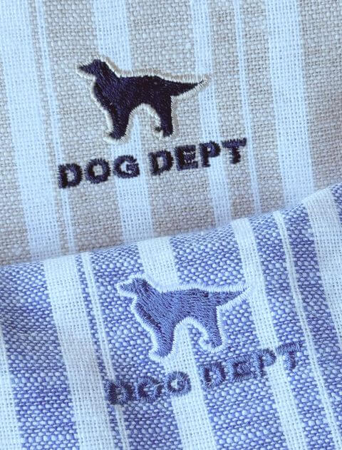 綿麻　ストライプシャツワンピ   ブランドのドッグデプト/DOG DEPT
