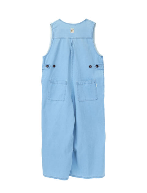 WOMEN】アシメサロペットパンツ