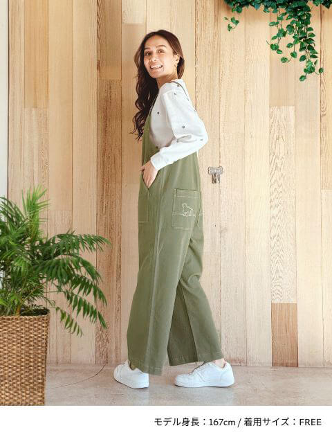 サロペットパンツ ブランドのドッグデプト/DOG DEPT