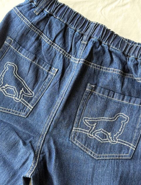 綿麻デニムワイドパンツ ブランドのドッグデプト/DOG DEPT