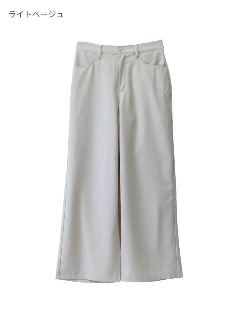 さらさらカラーワイドパンツ ブランドのドッグデプト/DOG DEPT