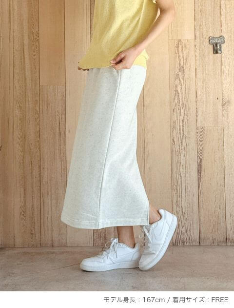 カラーネップナロースカート ブランドのドッグデプト/DOG DEPT