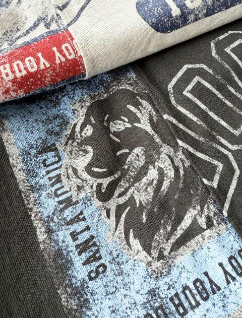 ロゴプリントリメイクロンT   ブランドのドッグデプト/DOG DEPT