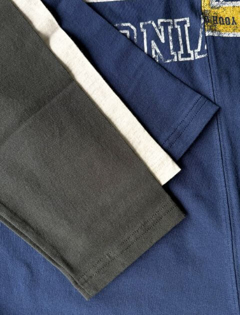 ロゴプリントリメイクロンT   ブランドのドッグデプト/DOG DEPT