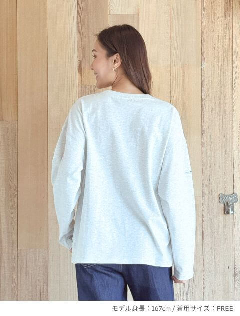 ロゴプリントリメイクロンT   ブランドのドッグデプト/DOG DEPT