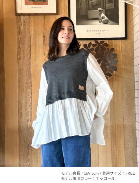 ドッキングカットソー   ブランドのドッグデプト/DOG DEPT