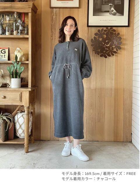 コンフォートソフトタッチフリースワンピース   ブランドのドッグデプト/DOG DEPT