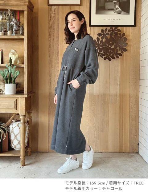 コンフォートソフトタッチフリースワンピース   ブランドのドッグデプト/DOG DEPT