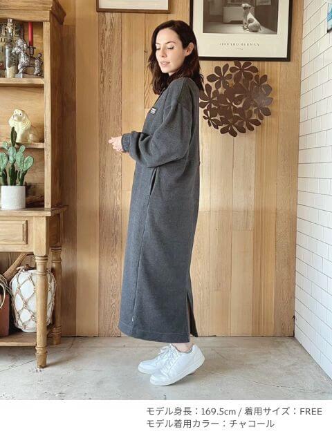 コンフォートソフトタッチフリースワンピース   ブランドのドッグデプト/DOG DEPT