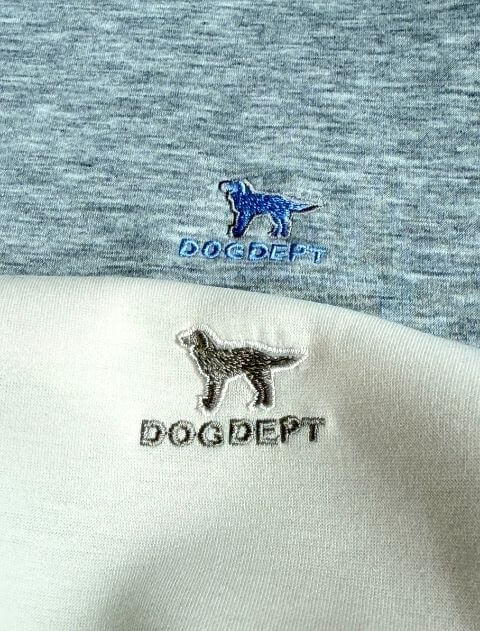 ストライプ切り替えバルーンクルー   ブランドのドッグデプト/DOG DEPT