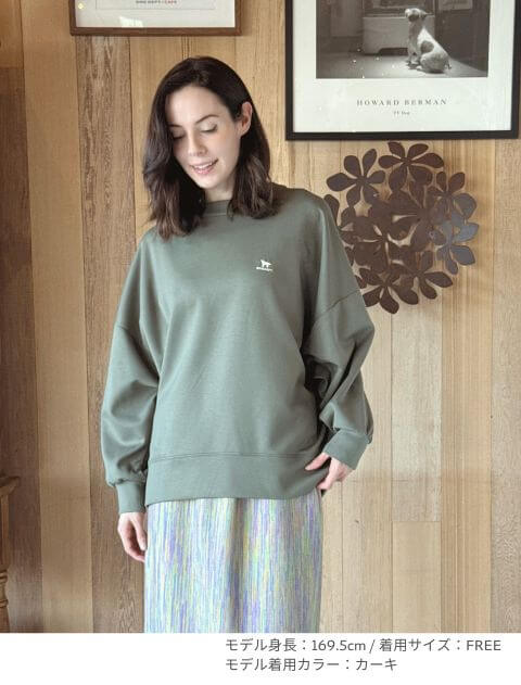 バッグシャーリングプルオーバー   ブランドのドッグデプト/DOG DEPT