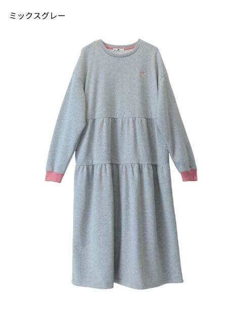 ドッグデプト【UNISEX】 DRY MIX ミックス　グレー　3点セット WOMEN】スウェットワンピース