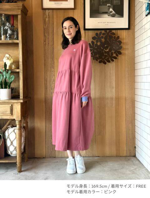 スウェットワンピース   ブランドのドッグデプト/DOG DEPT