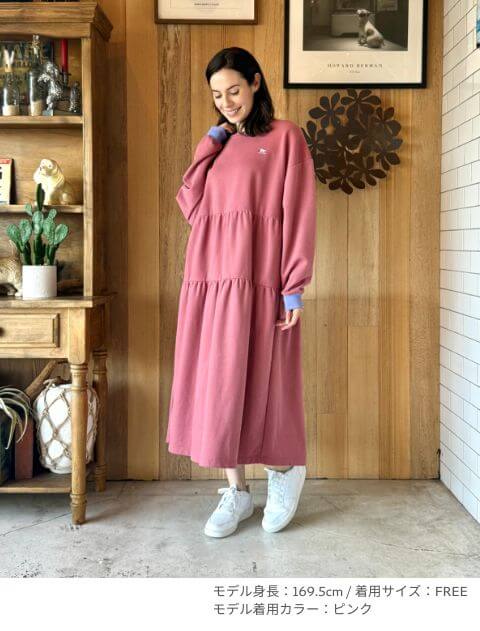 スウェットワンピース   ブランドのドッグデプト/DOG DEPT