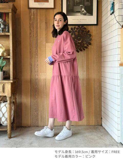 スウェットワンピース   ブランドのドッグデプト/DOG DEPT